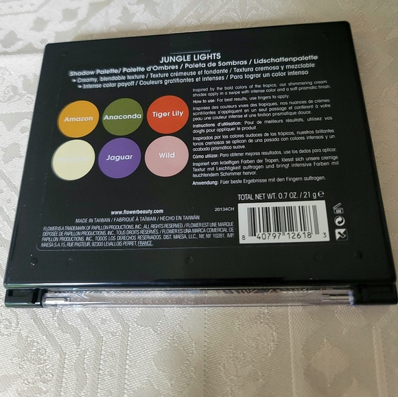 BRAND NEW! FLOWER Beauty Jungle Lights Shadow Palette - Picture 2 of 6